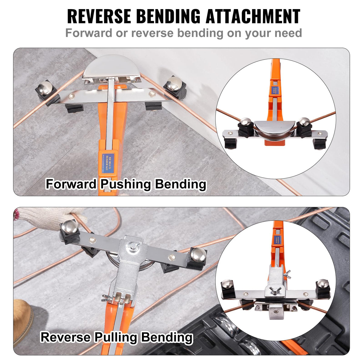 VEVOR deburring tool ensures clean pipe ends.