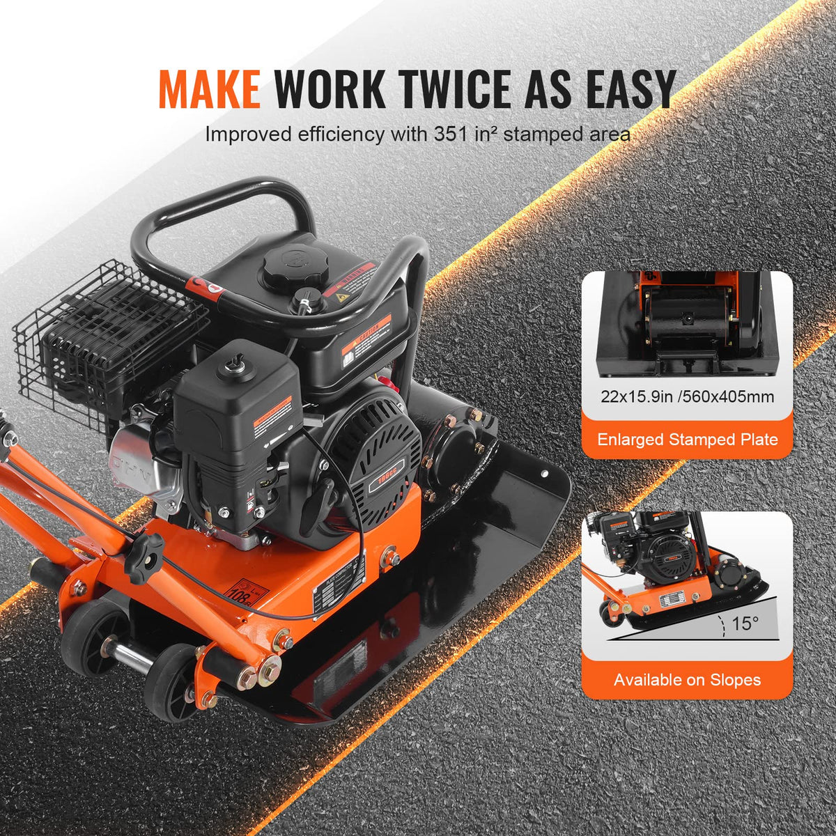 Intuitive throttle and choke simplify speed control during operation
