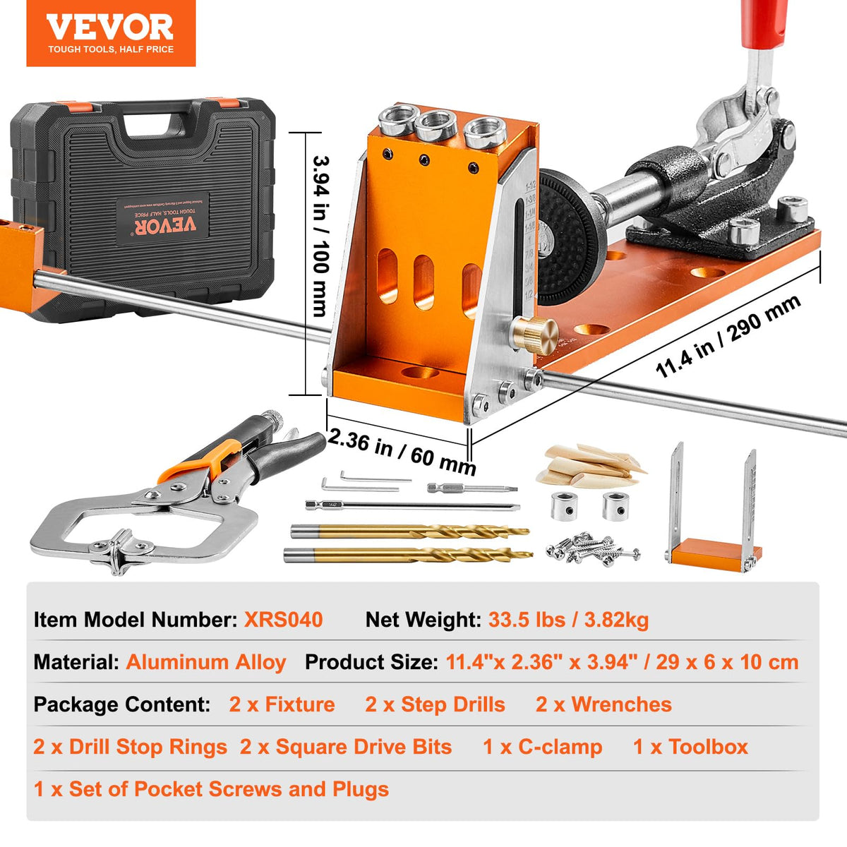C-clamp secures workpieces for steady pockets