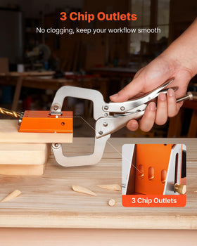 VEVOR drill stop ring provides precise angle control during setup