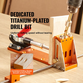 Titanium-plated two-step drill bit ensures smooth drilling