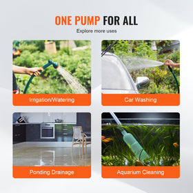 VEVOR portable handle enables easy outdoor transport