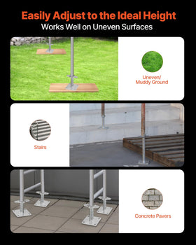 VEVOR quick-install scaffolding jacks speed up setup