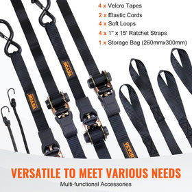 VEVOR storage bag and accessories keep straps organized on the go.