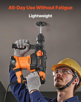 VEVOR SDS-Plus chuck allows easy, secure bit changes