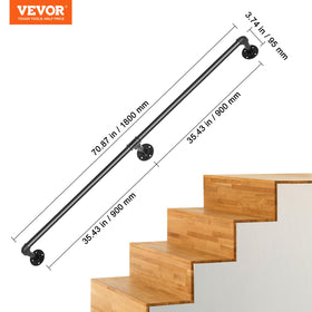 VEVOR Round corner pipe prevents snagging and protects clothing during passage