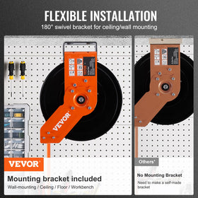 VEVOR rubber protective sleeve shields connections from bending and leaks.