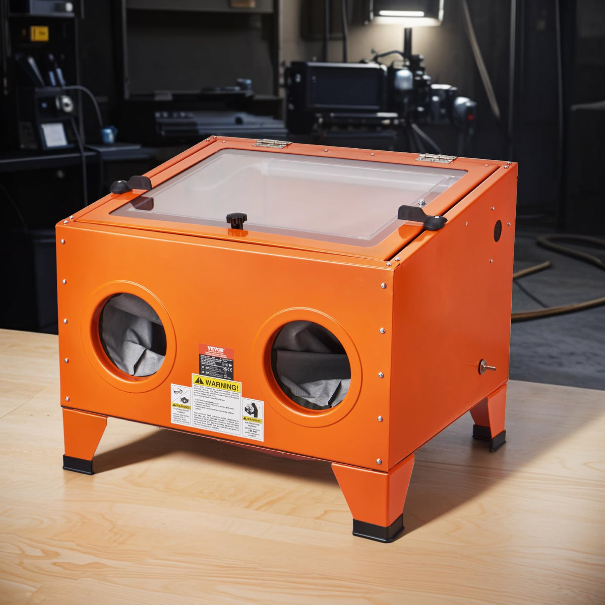 25-gallon media capacity visual of VEVOR SBC90 suitable for mid-sized batches