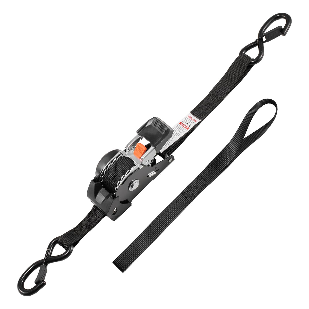VEVOR strap secures loads on car roofs and trailers.