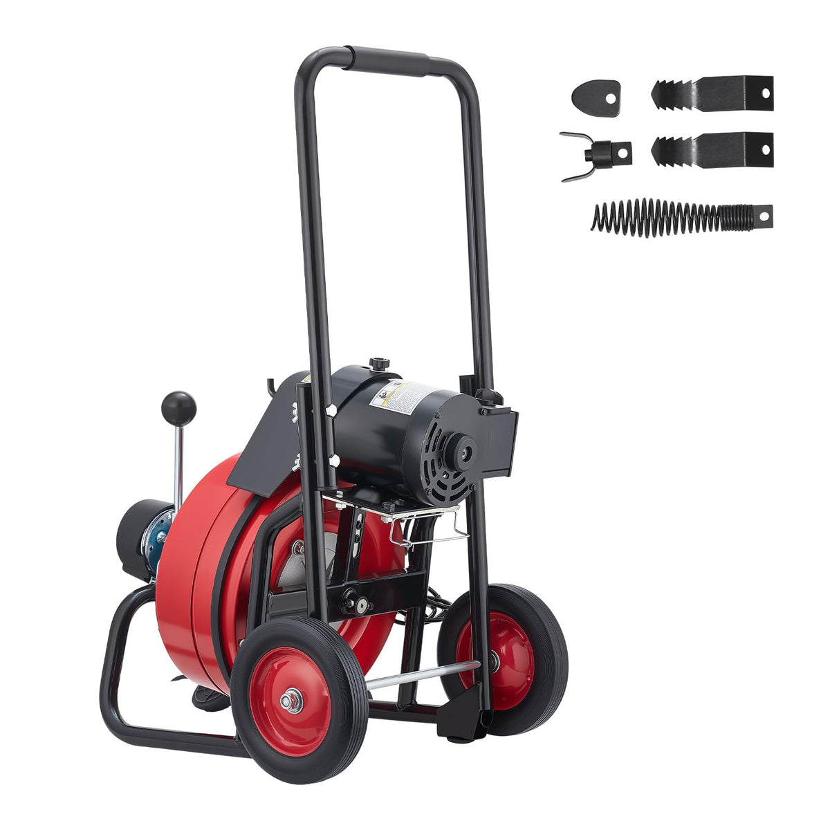 VEVOR semi-enclosed drum lets you monitor remaining length.