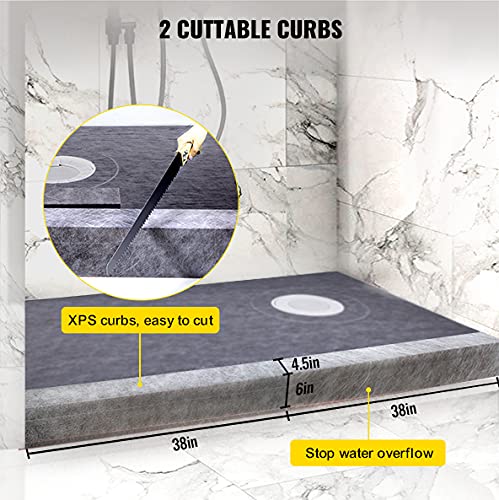 VEVOR Cuttable curbs: adjustable length for a precise fit