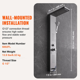 VEVOR anti-clog nozzles resist scale and simplify cleaning