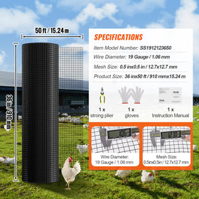 VEVOR mesh forms snake-proof backyard barrier