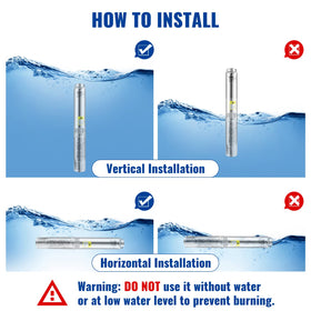VEVOR stainless steel outlet and connections resist corrosion in damp conditions