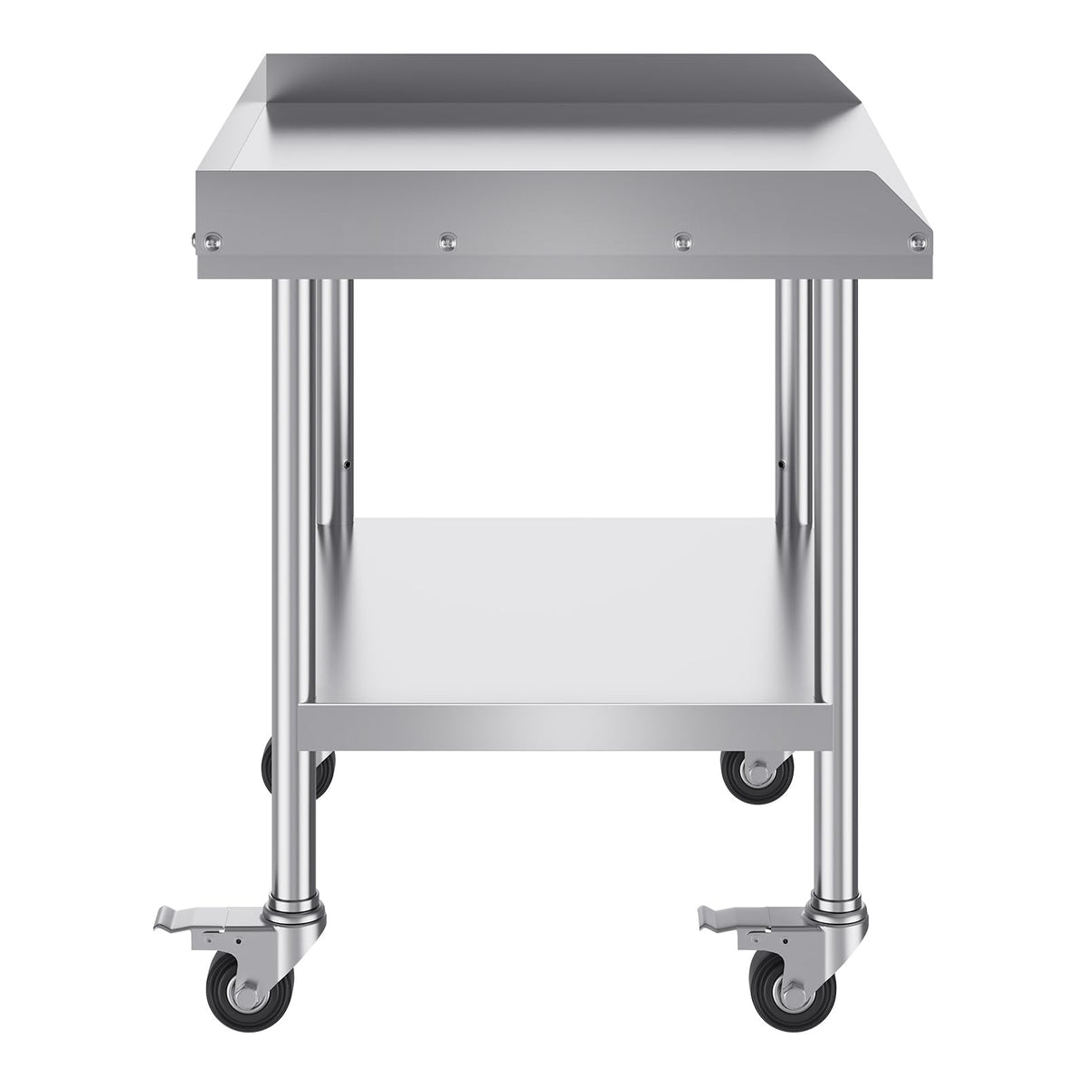 VEVOR smooth stainless surface cleans quickly with a wipe.