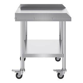 VEVOR smooth stainless surface cleans quickly with a wipe.