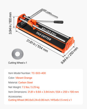 VEVOR steel rails for reliable cutting and steady operation
