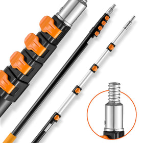 VEVOR telescopic extension pole fully extended for high reach painting tasks.