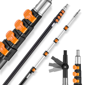 VEVOR Telescopic Extension Pole 7-30 ft reach enables safe high ceilings access