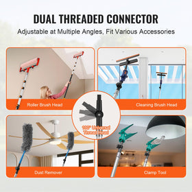 VEVOR Telescopic Extension Pole Multi-Angle Compatibility supports versatile tasks