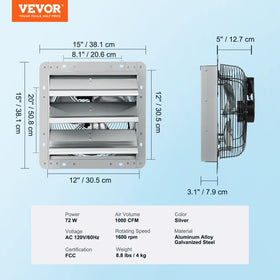 VEVOR thermally protected motor close-up highlighting reliability.