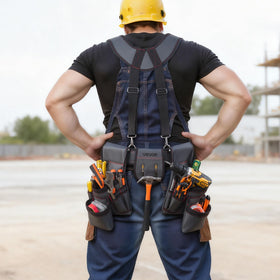 VEVOR construction belt withstands heavy tool loads and movement.