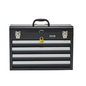 VEVOR toolbox fits in a vehicle trunk for on-site tool access