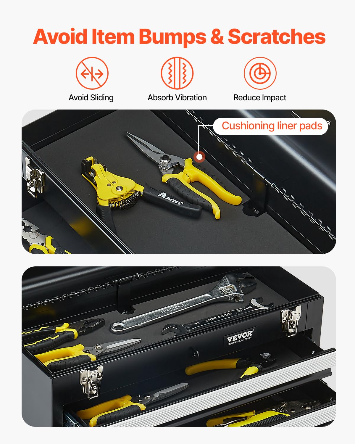 VEVOR top handle enables easy transport when full