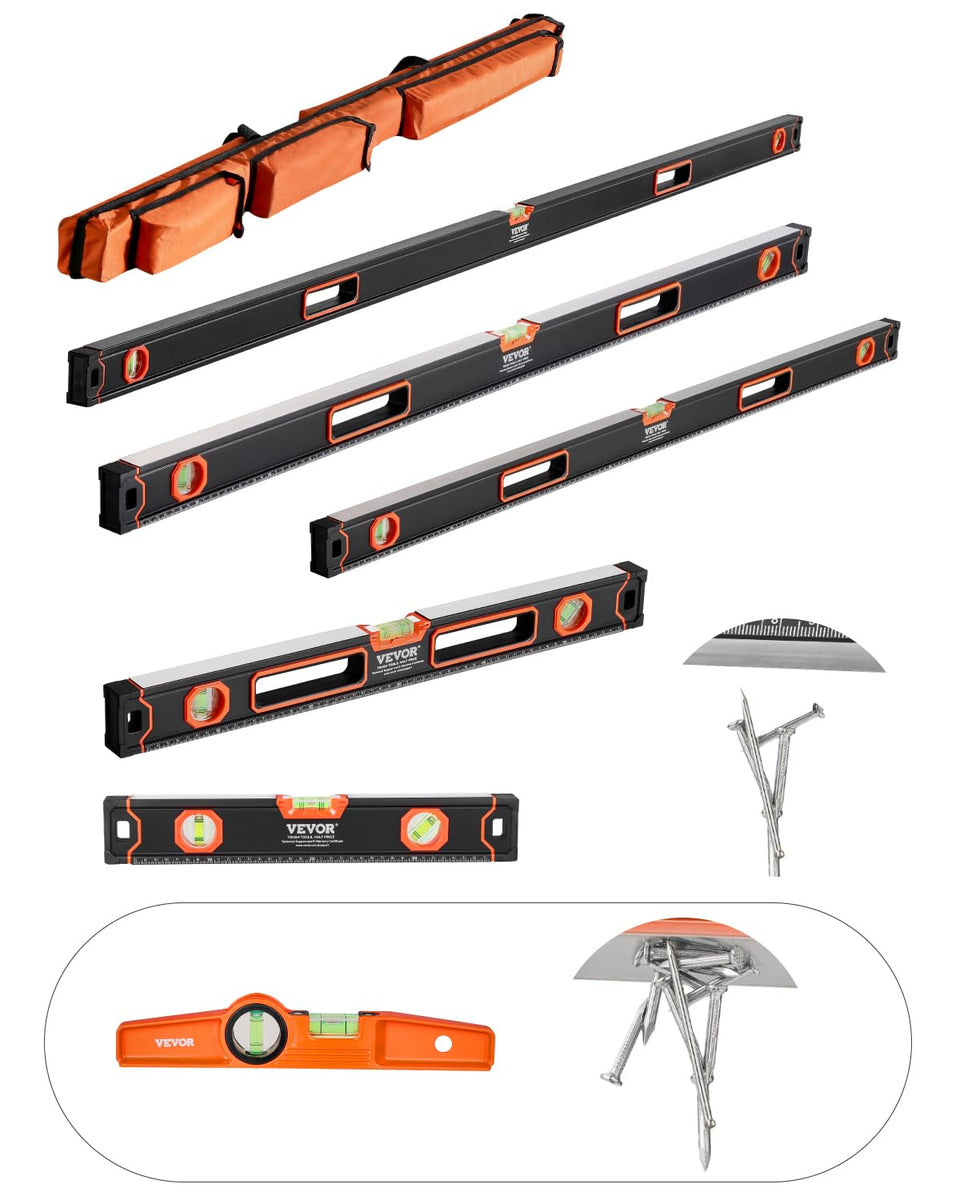 VEVOR torpedo level 78-inch long for precise long-range alignment