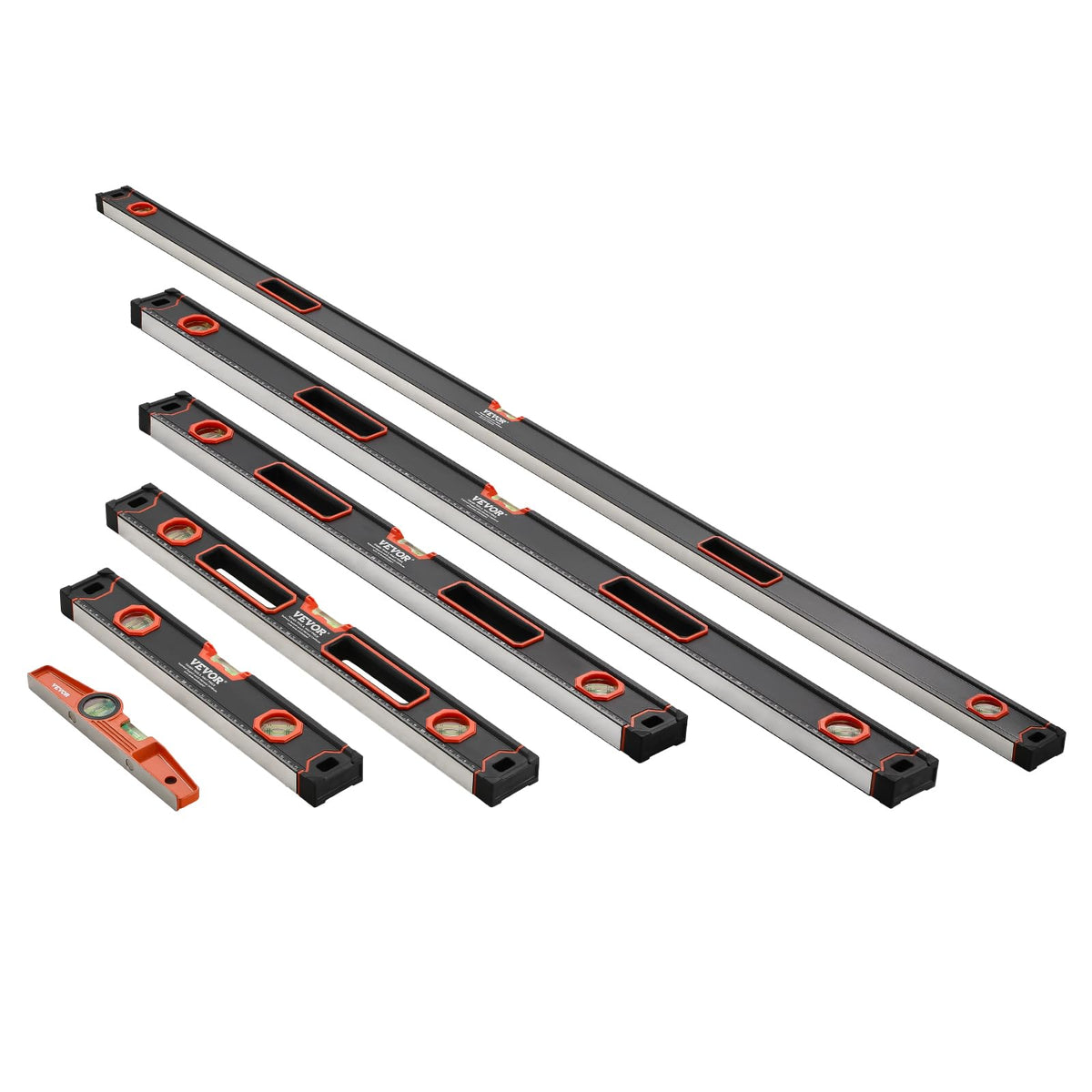 VEVOR torpedo level includes a dust-sealed storage bag for portability