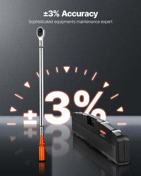 VEVOR chrome-plated torque wrench durability and easy cleaning