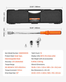 VEVOR one-handed socket change speeds setup and boosts efficiency.