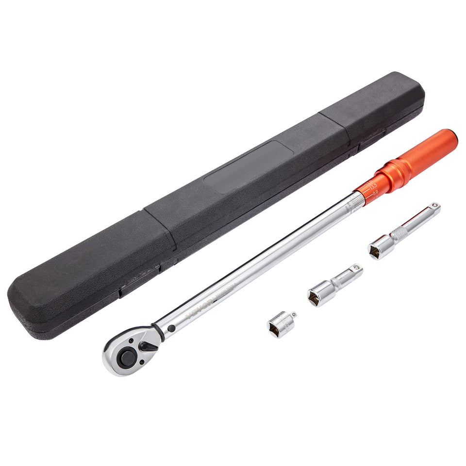 VEVOR torque wrench 1/2-inch drive close-up for precise tightening