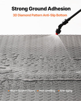 VEVOR TPE anti-leak backing resists oils and liquids.