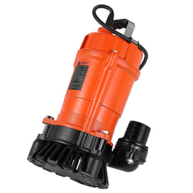 VEVOR basement flood drainage pump helps rapid water removal near walls.