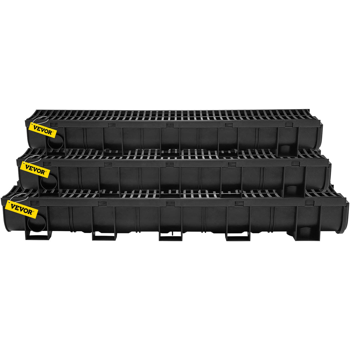VEVOR trench drain system weather-resistant design for outdoor use