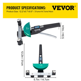 VEVOR pipe bender carrying box keeps components organized.
