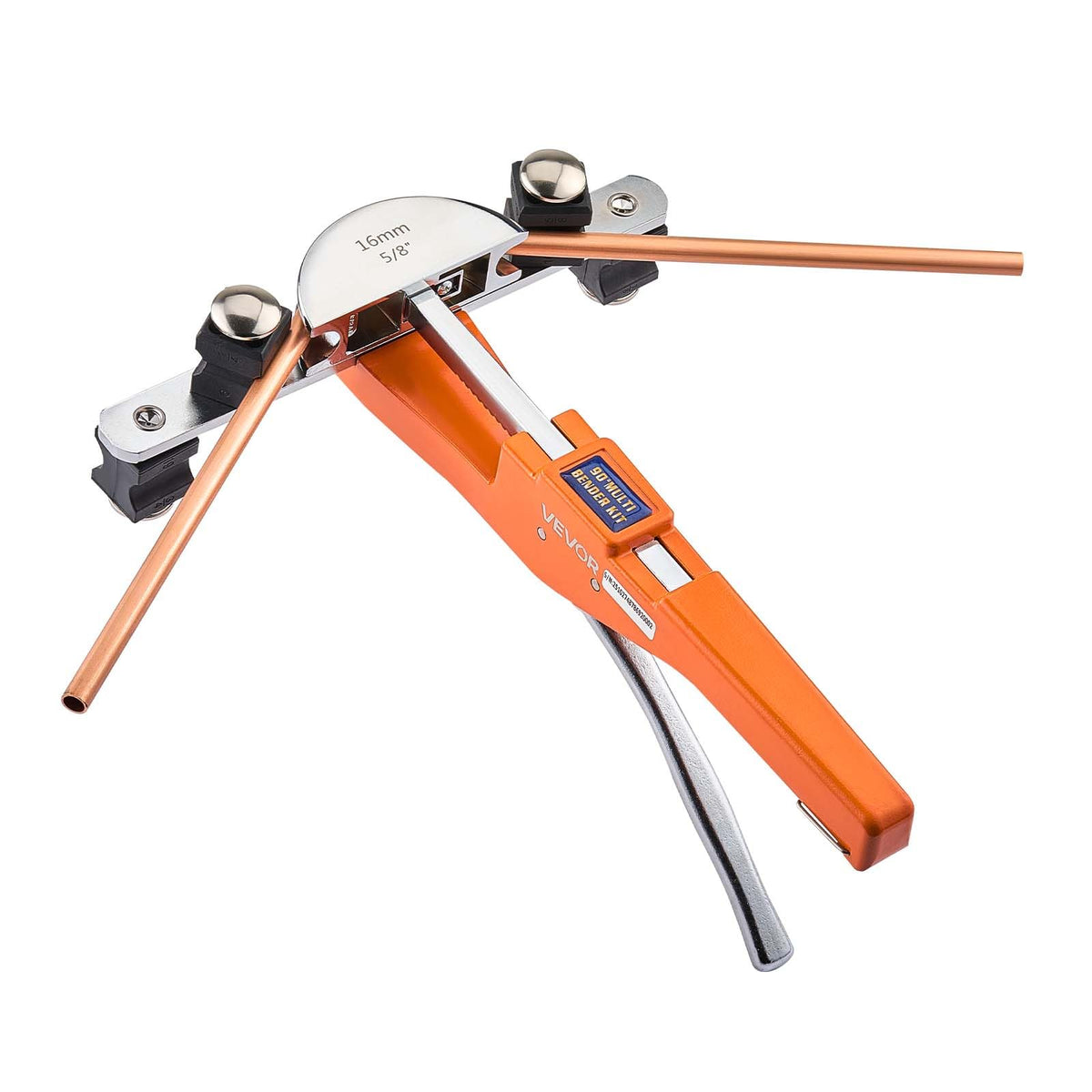 VEVOR tubing bender portable kit with organized dies for quick transport.