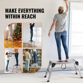 VEVOR Velcro-secured legs keep the platform intact during transport.