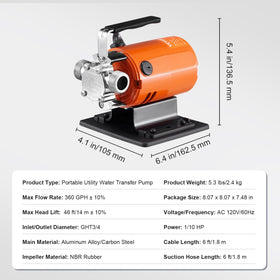 VEVOR impeller assembly boosts transfer efficiency