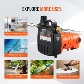 VEVOR portable handle makes carrying between sites easy