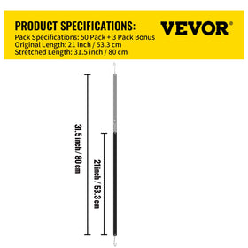 VEVOR weatherproof rubber strap for outdoor use, resisting sun and rain.