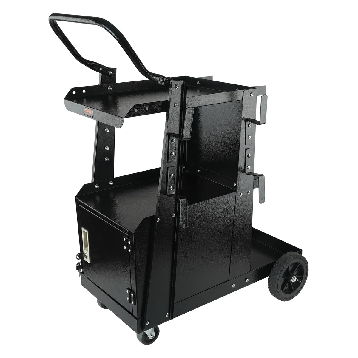 VEVOR 2-Tier Welding Cart keeps tools mobile and organized during projects.