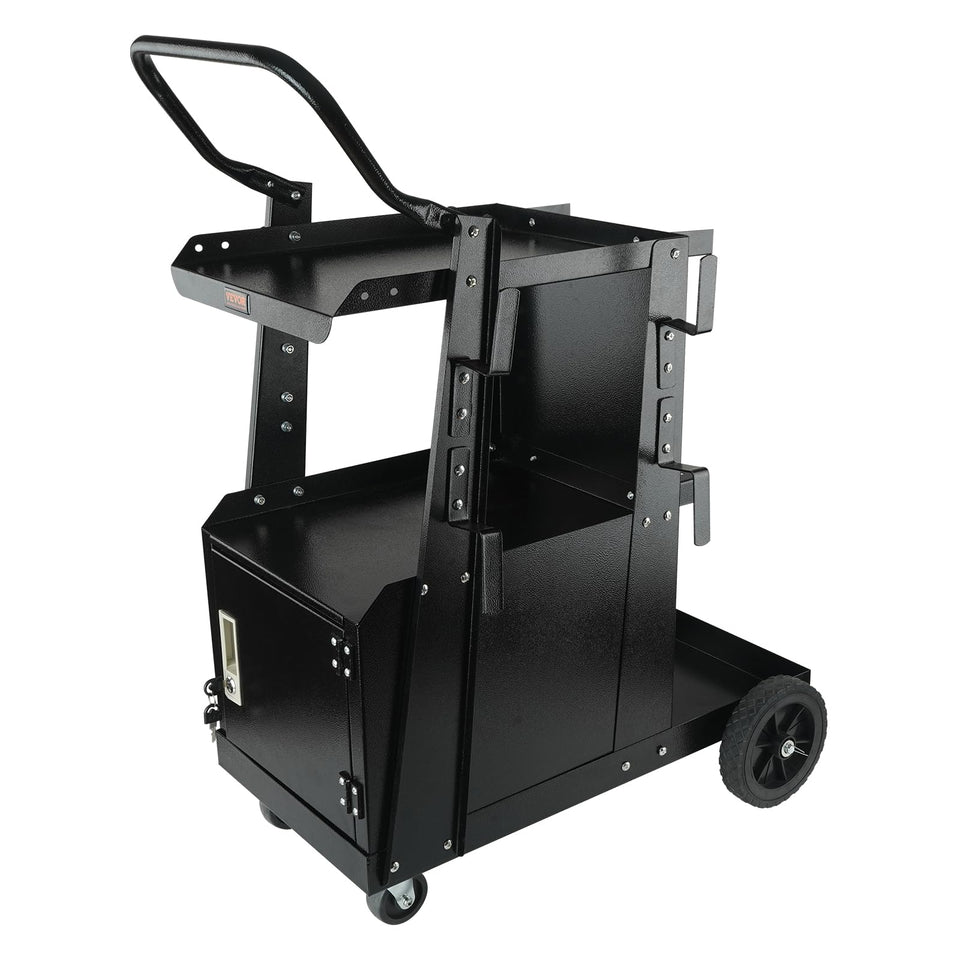 VEVOR 2-Tier Welding Cart keeps tools mobile and organized during projects.