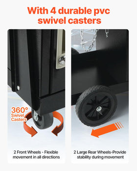 VEVOR welding cart easy assembly saves setup time.