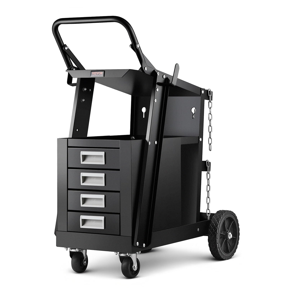 VEVOR welding cart is designed for easy assembly and quick setup.