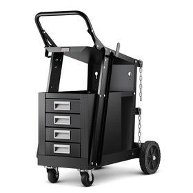 VEVOR welding cart is designed for easy assembly and quick setup.
