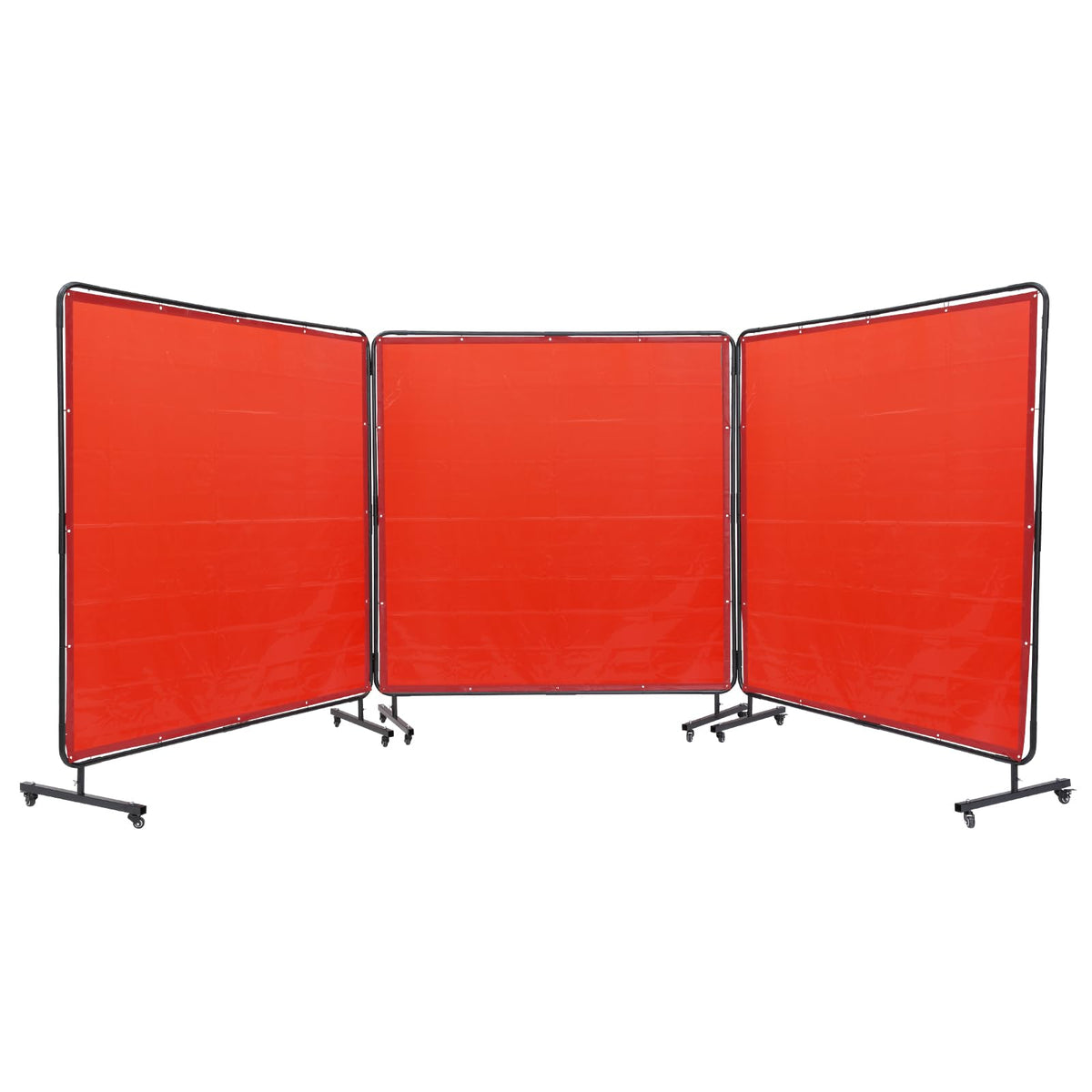 VEVOR welding screen frame close-up showing durable grommets for installation