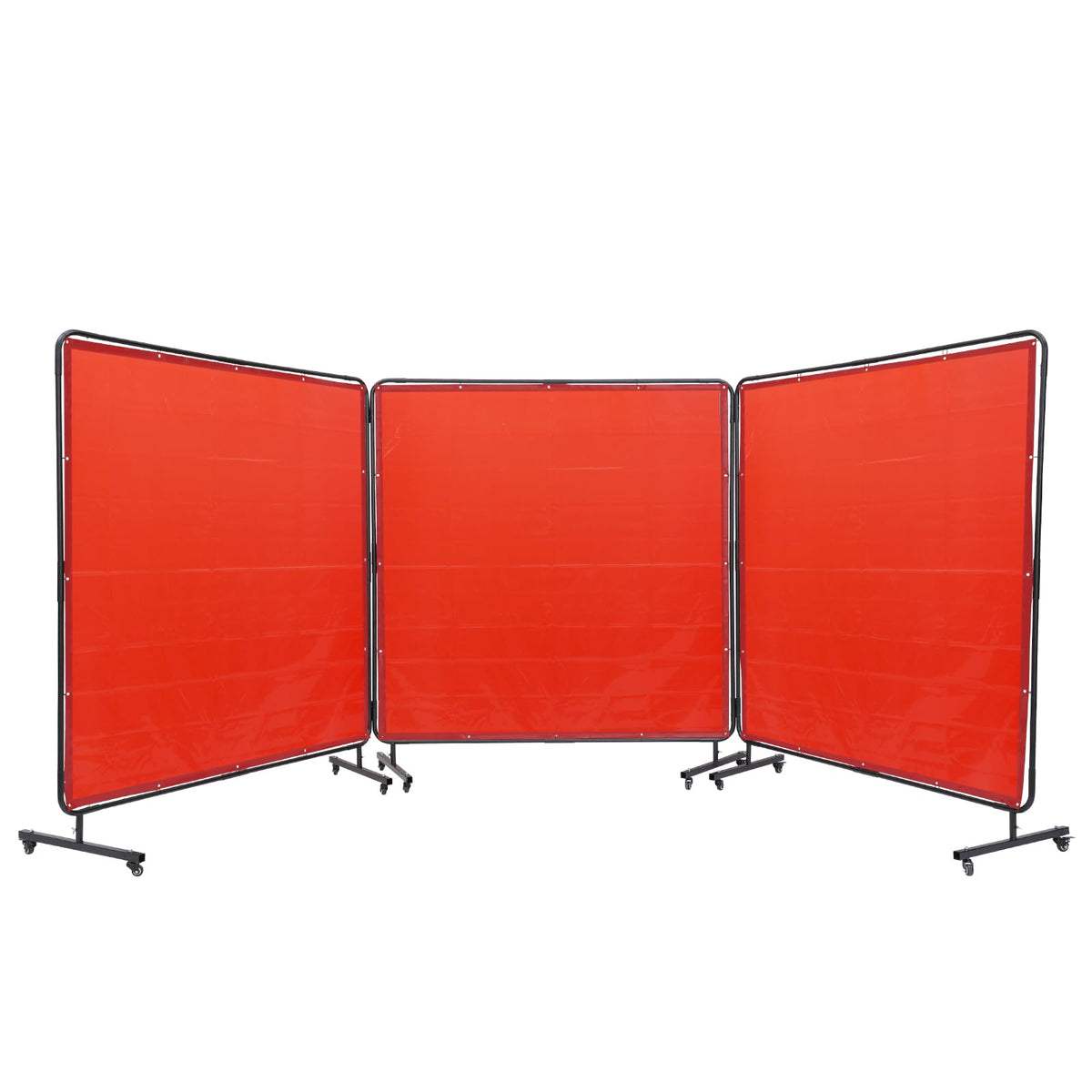 VEVOR red welding screen adds high visibility safety in professional spaces