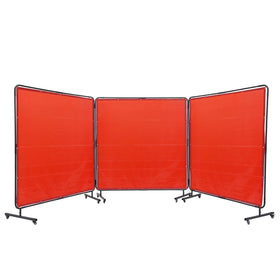 VEVOR red welding screen adds high visibility safety in professional spaces